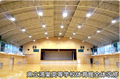 県立鴻巣高等学校体育館全体改修